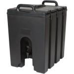 Cambro 1000LCD110 Camtainer® 11.75 Gallon Black Insulated Beverage Dispenser Cambro 1000LCD110 Camtainer® 11.75 Gallon Black Insulated Beverage Dispenser