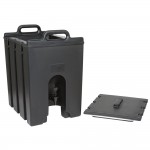 Cambro 1000LCD110 Camtainer® 11.75 Gallon Black Insulated Beverage Dispenser Cambro 1000LCD110 Camtainer® 11.75 Gallon Black Insulated Beverage Dispenser