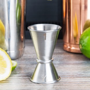 American Metalcraft JG1 0.5 oz. & 1 oz. Stainless Steel Japanese Style Jigger American Metalcraft JG1 0.5 oz. & 1 oz. Stainless Steel Japanese Style Jigger