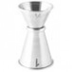 American Metalcraft JG1 0.5 oz. & 1 oz. Stainless Steel Japanese Style Jigger