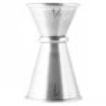 American Metalcraft JG1 0.5 oz. & 1 oz. Stainless Steel Japanese Style Jigger