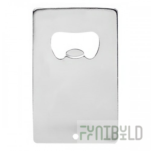 Franmara Aluminum Credit Card Shaped Bottle Opener 7050-60 BU
