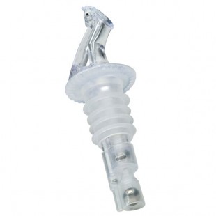 Precision Pours 58 CL F 0.625 oz. Crystal Clear Measured Liquor Pourer with Fliptop - 12/Pack Precision Pours 58 CL F 0.625 oz. Crystal Clear Measured Liquor Pourer with Fliptop - 12/Pack
