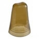 Choice Translucent Universal Liquor Pourer Cover - 12/Pack Choice Translucent Universal Liquor Pourer Cover - 12/Pack
