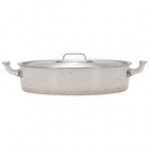Bon Chef 60030TAUPE Cucina 6 Qt. Taupe Stainless Steel Induction Brazier Pot with Lid Bon Chef 60030TAUPE Cucina 6 Qt. Taupe Stainless Steel Induction Brazier Pot with Lid