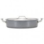 Bon Chef 60030TAUPE Cucina 6 Qt. Taupe Stainless Steel Induction Brazier Pot with Lid Bon Chef 60030TAUPE Cucina 6 Qt. Taupe Stainless Steel Induction Brazier Pot with Lid