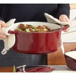 Valor 6 Qt. Merlot Enameled Cast Iron Dutch Oven Valor 6 Qt. Merlot Enameled Cast Iron Dutch Oven
