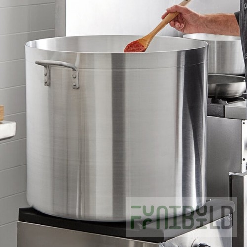 Choice 140 Qt. Heavy Weight Aluminum Stock Pot
