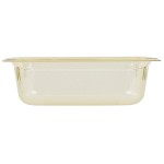 Vollrath 9034410 Super Pan® 1/3 Size Amber High Heat Plastic Food Pan - 4