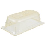 Vollrath 9034410 Super Pan® 1/3 Size Amber High Heat Plastic Food Pan - 4