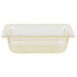 Vollrath 9034410 Super Pan® 1/3 Size Amber High Heat Plastic Food Pan - 4