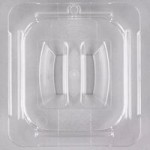 Carlisle 3088503 StorPlus 1/6 Size Black High Heat Plastic Food Pan - 6