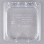 Carlisle 3088503 StorPlus 1/6 Size Black High Heat Plastic Food Pan - 6