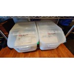 Araven 09144 ColorClip 6 Gallon / 96 Cup Polypropylene Light-Duty Shelf Ingredient Bin Araven 09144 ColorClip 6 Gallon / 96 Cup Polypropylene Light-Duty Shelf Ingredient Bin
