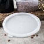 Carlisle 6 and 8 Qt. White Round Polyethylene Food Storage Container Lid Carlisle 6 and 8 Qt. White Round Polyethylene Food Storage Container Lid