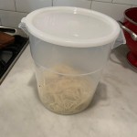 Carlisle 6 and 8 Qt. White Round Polyethylene Food Storage Container Lid Carlisle 6 and 8 Qt. White Round Polyethylene Food Storage Container Lid