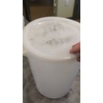 Carlisle 6 and 8 Qt. White Round Polyethylene Food Storage Container Lid Carlisle 6 and 8 Qt. White Round Polyethylene Food Storage Container Lid