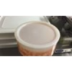 Carlisle 6 and 8 Qt. White Round Polyethylene Food Storage Container Lid Carlisle 6 and 8 Qt. White Round Polyethylene Food Storage Container Lid