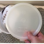 Carlisle 6 and 8 Qt. White Round Polyethylene Food Storage Container Lid Carlisle 6 and 8 Qt. White Round Polyethylene Food Storage Container Lid