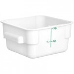 Choice 2 and 4 Qt. Green Square Polypropylene Food Storage Container Lid