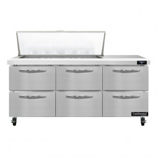 Continental Refrigerator SW72-N-18M-D 72