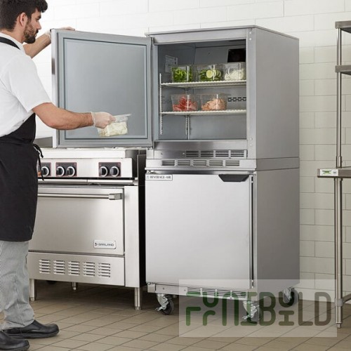 Beverage-Air UCF27AHC-24 and UCR27AHC-24 Double Stacked 27