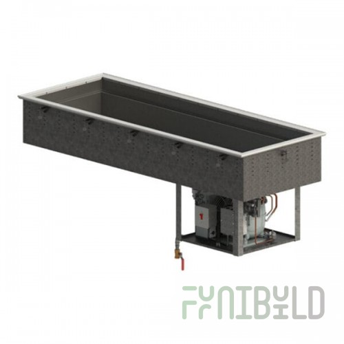 Scratch and Dent Vollrath FC-4CP-02120-N NSF7 Two Pan Refrigerated Drop-In Cold Food Well - 120V