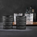 Nachtmann Ethno 10.25 oz. Matte Black Rocks / Old Fashioned Glass - 12/Case Nachtmann Ethno 10.25 oz. Matte Black Rocks / Old Fashioned Glass - 12/Case