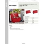 CaterGator CG100REDW Red 110 Qt. Mobile Rotomolded Outdoor Cooler / Ice Chest CaterGator CG100REDW Red 110 Qt. Mobile Rotomolded Outdoor Cooler / Ice Chest