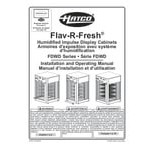 Hatco FDWD-1X Flav-R-Fresh Humidified Impulse Hot Food Display Cabinet With 4 Shelf Stationary Rack