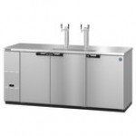 Hoshizaki DD80 Black Double Tap Kegerator Beer Dispenser - (4) 1/2 Keg Capacity Hoshizaki DD80 Black Double Tap Kegerator Beer Dispenser - (4) 1/2 Keg Capacity