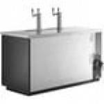 Beverage-Air DD68HC-1-B-016 (2) Double Tap Kegerator Beer Dispenser - Black, (3) 1/2 Keg Capacity