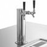 Beverage-Air DD68HC-1-B-016 (2) Double Tap Kegerator Beer Dispenser - Black, (3) 1/2 Keg Capacity