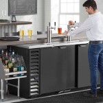 Beverage-Air DD68HC-1-B-016 (2) Double Tap Kegerator Beer Dispenser - Black, (3) 1/2 Keg Capacity