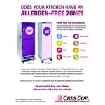 Cres Cor 150-1840D-AG Allergen Free 40 Pan End Load Enclosed Non-Insulated Bun / Sheet Pan Rack with Extruded Slides - Assembled