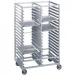 Channel 420A3 30 Pan Bottom Load Double Aluminum Bun / Sheet Pan Rack - Assembled