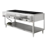 Vollrath 38105 ServeWell® Electric Five Pan Hot Food Table 120V - Sealed Well
