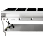 Vollrath 38105 ServeWell® Electric Five Pan Hot Food Table 120V - Sealed Well