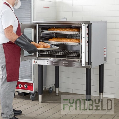 Cooking Performance Group FEC-100-DDD Deep Depth Single Deck Full Size Electric Convection Oven - 240V, 1 / 3 Phase, 11.9 kW