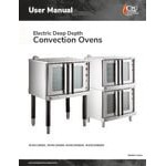 Cooking Performance Group FEC-100-DDD Deep Depth Single Deck Full Size Electric Convection Oven - 240V, 1 / 3 Phase, 11.9 kW