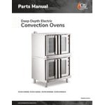 Cooking Performance Group FEC-100-DDD Deep Depth Single Deck Full Size Electric Convection Oven - 240V, 1 / 3 Phase, 11.9 kW