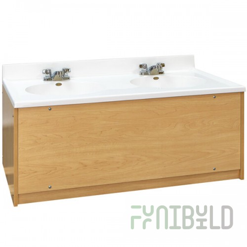 Tot Mate TM8352R.S2222 Maple Double Laminate Floor Vanity - 49