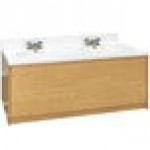 Tot Mate TM8352R.S2222 Maple Double Laminate Floor Vanity - 49