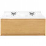 Tot Mate TM8352R.S2222 Maple Double Laminate Floor Vanity - 49