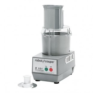 Robot Coupe R101P 2 Qt. / 1.9 Liter Gray Batch Bowl Food Processor with Vegetable Prep Lid Chute & 5 Discs - 3/4 hp Robot Coupe R101P 2 Qt. / 1.9 Liter Gray Batch Bowl Food Processor with Vegetable Prep Lid Chute & 5 Discs - 3/4 hp