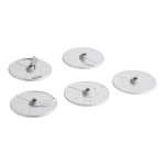 Robot Coupe R101P 2 Qt. / 1.9 Liter Gray Batch Bowl Food Processor with Vegetable Prep Lid Chute & 5 Discs - 3/4 hp