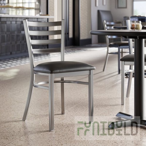 Lancaster Table & Seating Clear Coat Finish Ladder Back Chair with 2 1/2