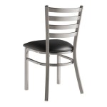 Lancaster Table & Seating Clear Coat Finish Ladder Back Chair with 2 1/2 Lancaster Table & Seating Clear Coat Finish Ladder Back Chair with 2 1/2