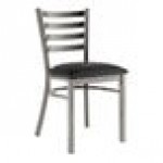 Lancaster Table & Seating Clear Coat Finish Ladder Back Chair with 2 1/2 Lancaster Table & Seating Clear Coat Finish Ladder Back Chair with 2 1/2