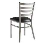 Lancaster Table & Seating Clear Coat Finish Ladder Back Chair with 2 1/2 Lancaster Table & Seating Clear Coat Finish Ladder Back Chair with 2 1/2